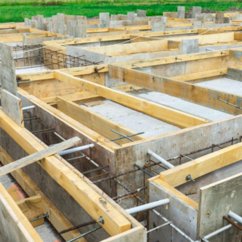 Strip footings block and beam